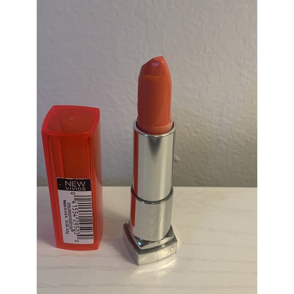 Maybelline Color Sensational Lipstick #870 Shocking Coral NWOB Damaged Tip *SEE - Picture 7 of 10